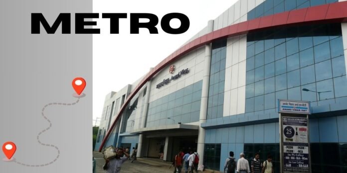 Anand Vihar Railway Station Nearest Metro Station Route & Map