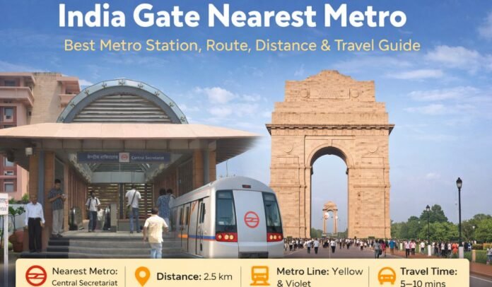 India Gate Nearest Metro