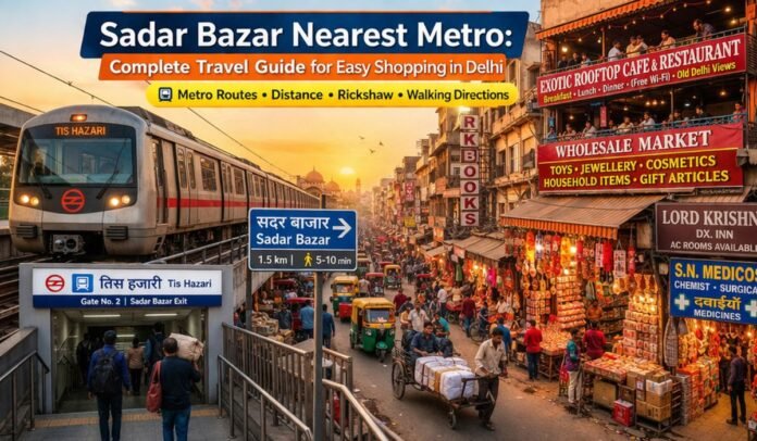 Sadar Bazar Nearest Metro